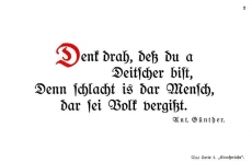 Leinwand -Denk dra-