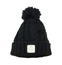 Wintermtze Bommel schwarz