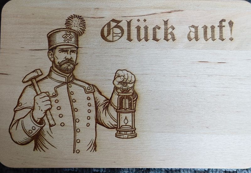 Schneidbrett-Gl�ckauf