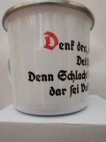 Emaille-Tasse-Denk dra